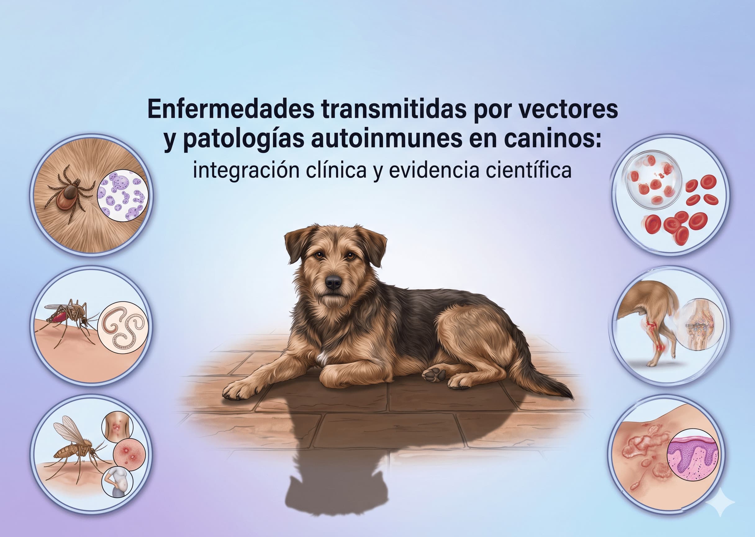 Enfermedades transmitidas por vectores y patologías autoinmunes en caninos: